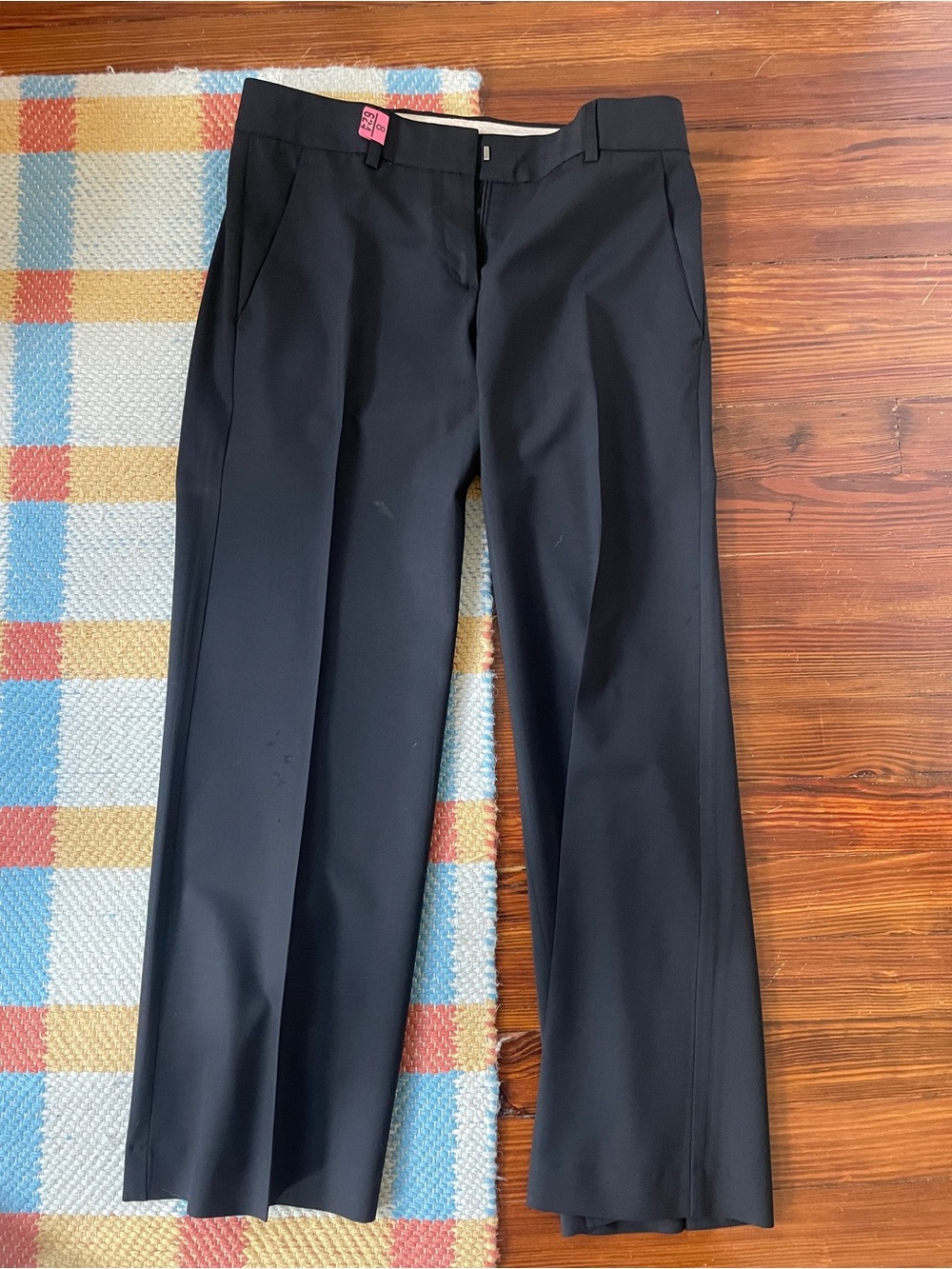 Theory Black Pleated Women’s Suit Pants